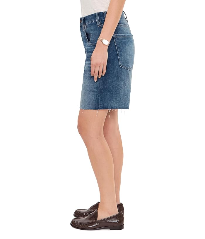 Liverpool Los Angeles 9" Vintage Mid-Rise Cutoff Denim Shorts - Image 3