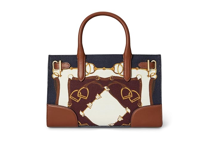 Lauren Ralph Lauren Belting-Print Small Devyn Tote Bag - Image 2