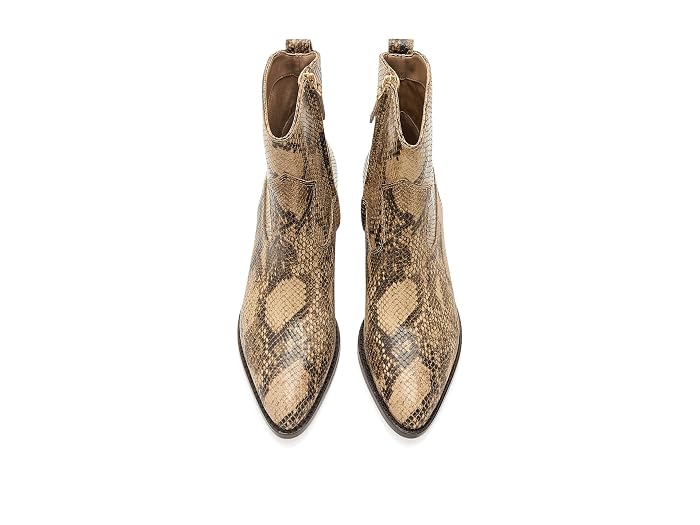 Lauren Ralph Lauren Harpher Python-Embossed Leather Booties - Image 2