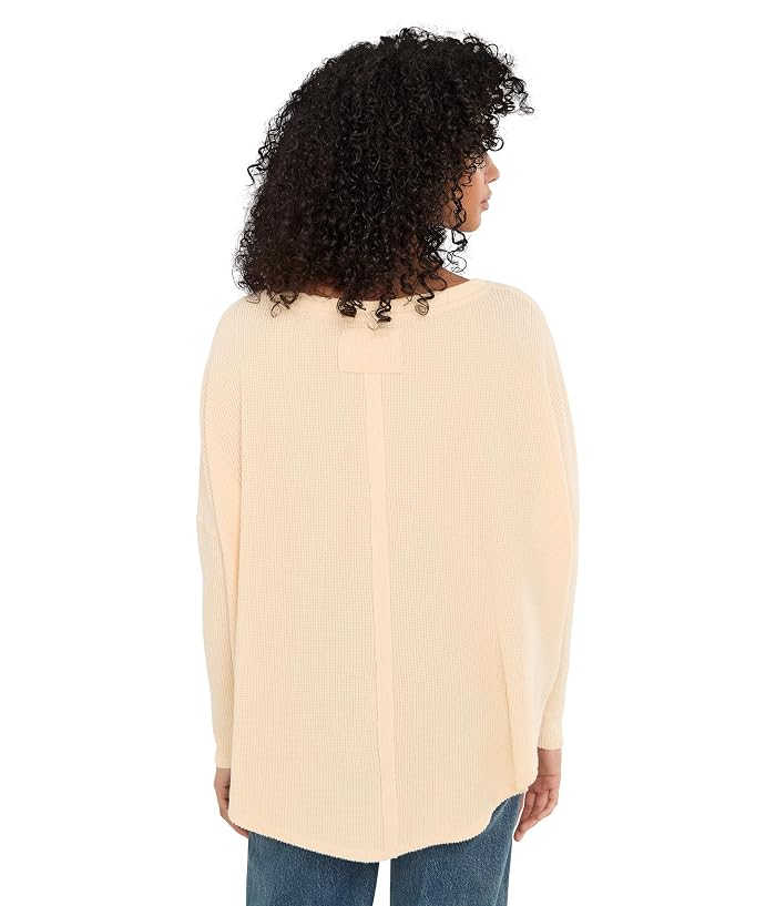 Free People Latte Blues Thermal Solid - Image 4