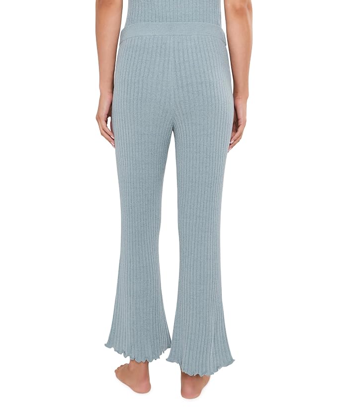 Barefoot Dreams CozyChic Ultra Lite® Petal Edge Rib Kick Flare Ankle Pants - Image 4