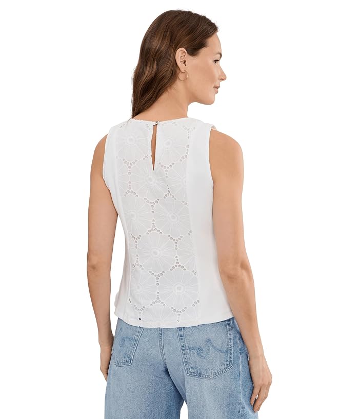 Vince Camuto Embroidery Front Sleeveless Blouse - Image 4
