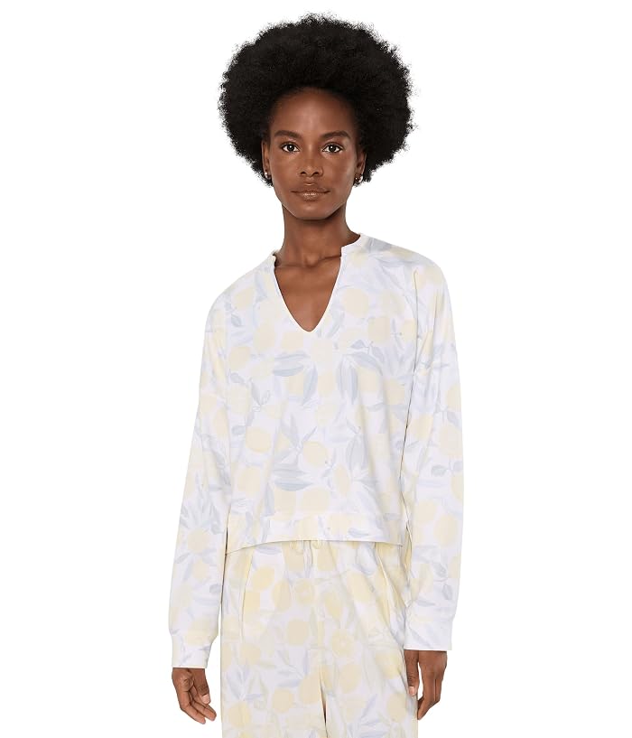 Splendid Alessia Lemon Pullover