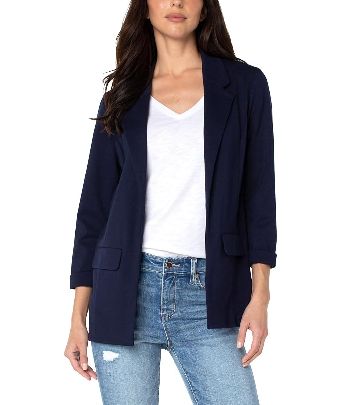 Liverpool Los Angeles Petite Boyfriend Blazer with Princess Darts Super Stretch Ponte