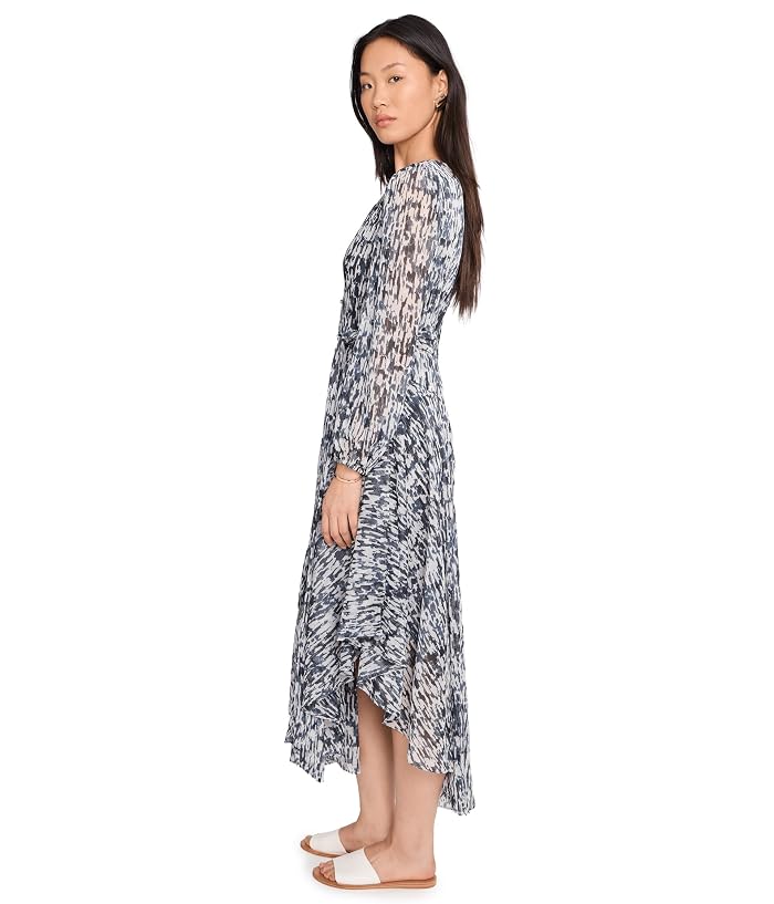 Vince Camuto V-Neck Tie Waist Maxi Dress - Image 3