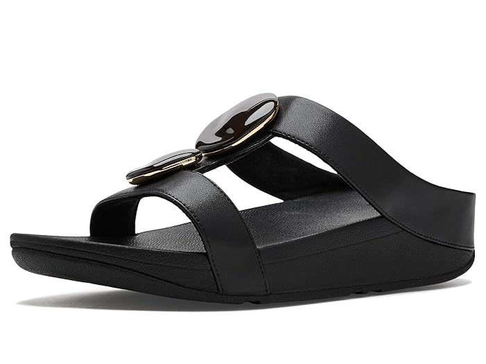FitFlop Fino Marbled-Stone H-bar Slides