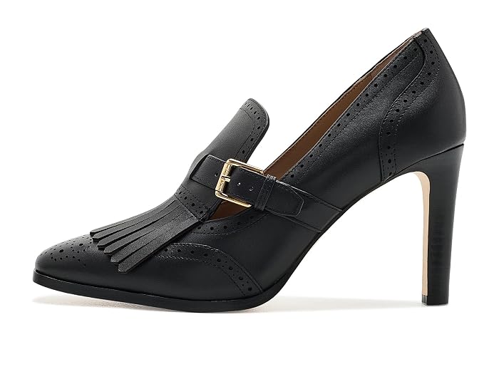 Lauren Ralph Lauren Colleen Perforated Calfskin Kiltie Pumps - Image 4