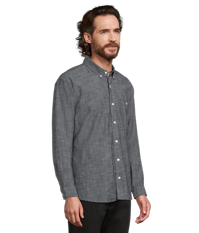 L.L.Bean Comfort Stretch Chambray Shirt, Traditional Untucked Fit, Long-Sleeve - Image 2