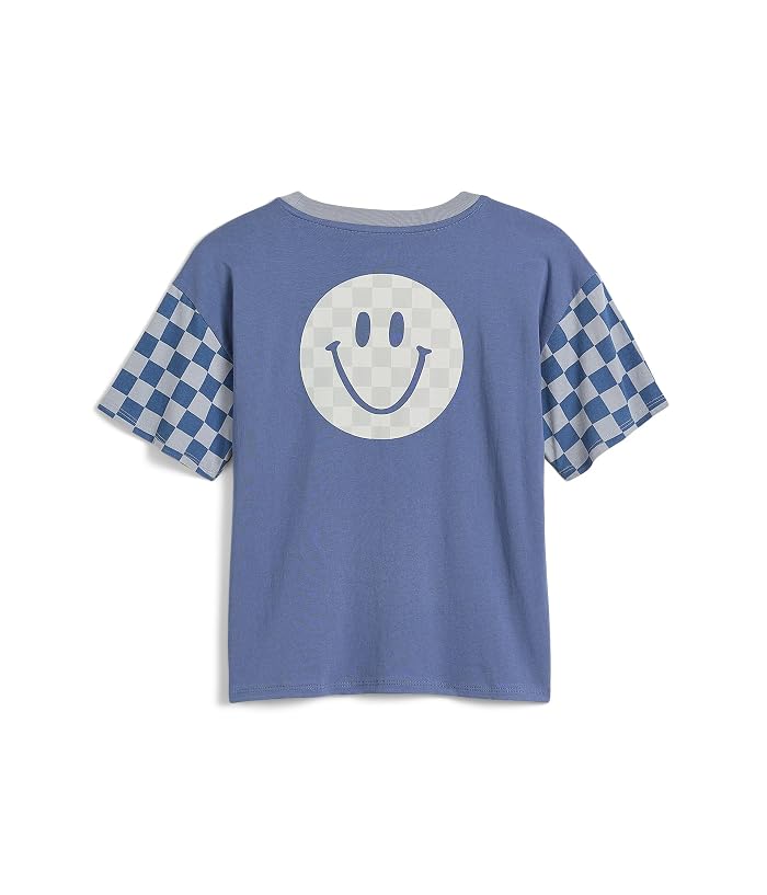 Chaser Kids Checkered Smiley Graphics Crew Neck T-Shirt (Little Kid/Big Kid) - Image 2