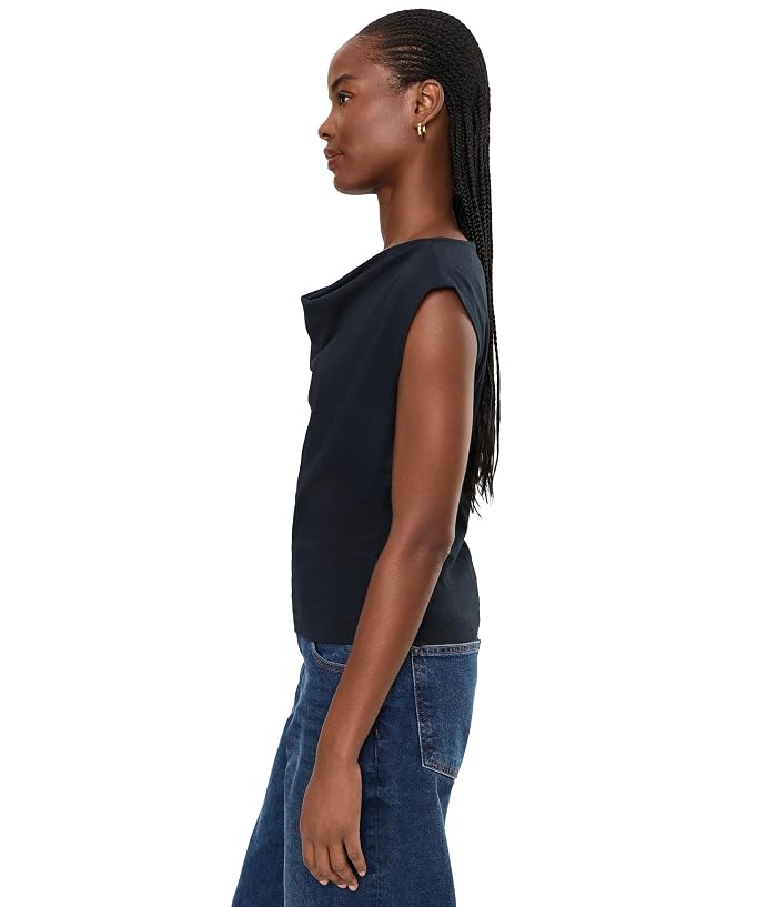 Lilla P Drape Neck Wedge Top - Image 3