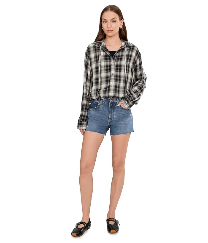 AG Jeans Halle High-Rise Relaxed Shorts in 11 Years Enrich - Image 2