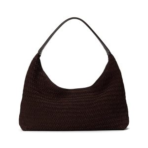 Madewell Slouchy Shoulder Bag Suede Woven