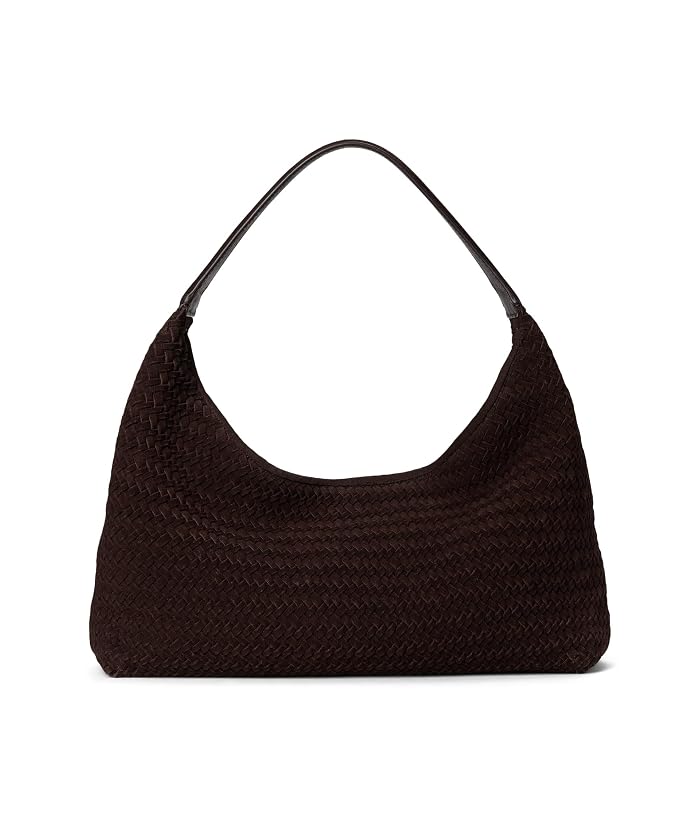 Madewell Slouchy Shoulder Bag Suede Woven
