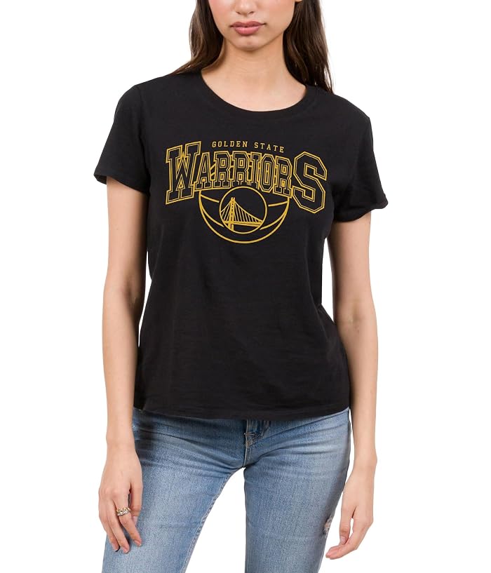 Junk Food Clothing NBA Officially Licensed Monochrome Logo Short Sleeve Fan Tee