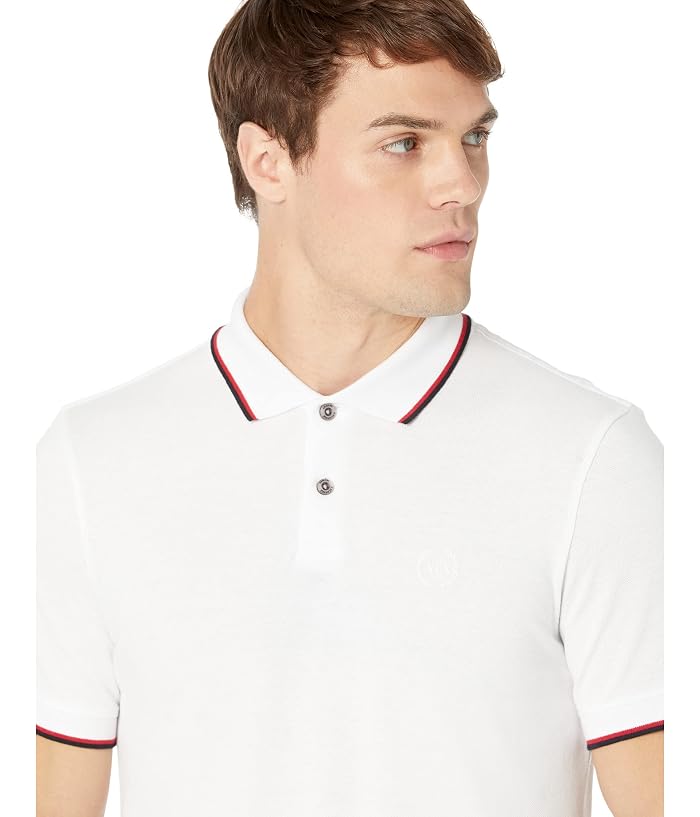 Armani Exchange Slim Fit Pique Logo Polo - Image 3