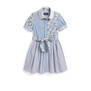 Polo Ralph Lauren Kids Cotton Poplin Fun Shirtdress (Toddler/Little Kid)