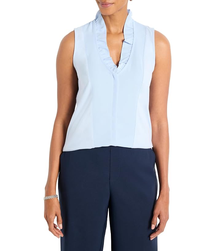 NIC+ZOE Petite Ruffled Around Tank