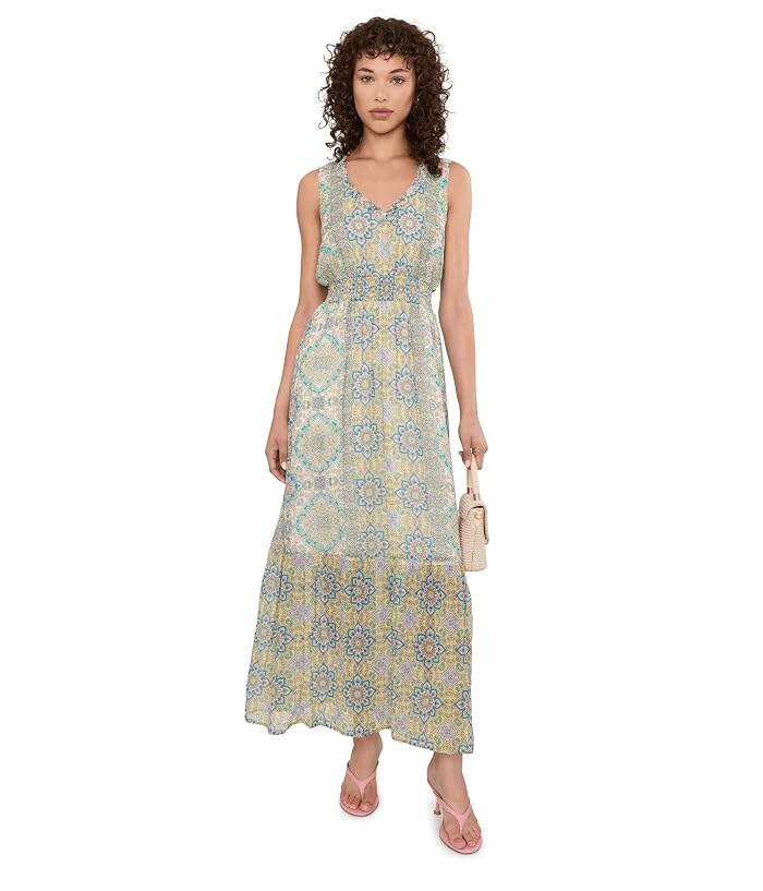 Liverpool Los Angeles Sleeveless Smocked Waist Woven Maxi Dress - Image 2