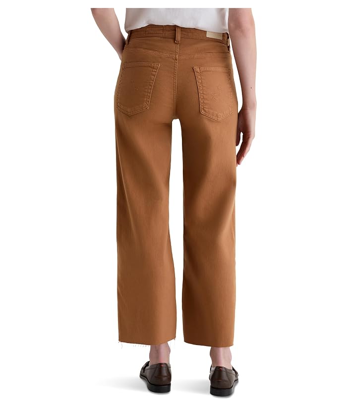 AG Jeans Saige Mid Rise Wide Leg Crop In Ginger - Image 2