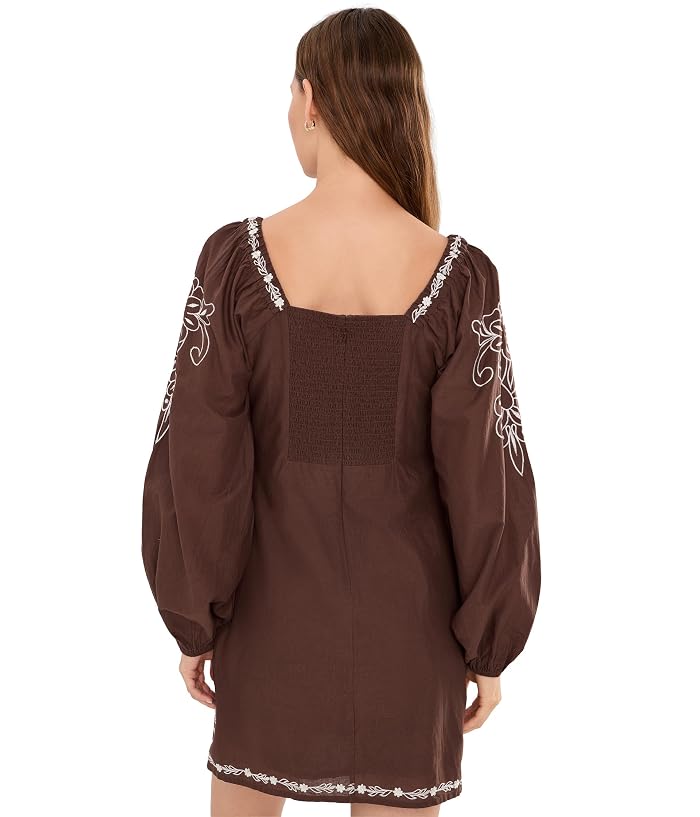 Adrianna Papell Embroidered Dress - Image 4