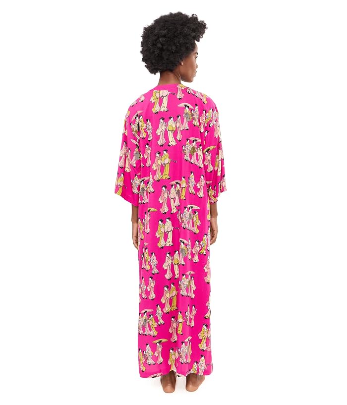 N by Natori Geisha Challis Mandarin Caftan - Image 4
