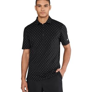 adidas Golf Ultimate365+ Mirco Print Polo Shirt