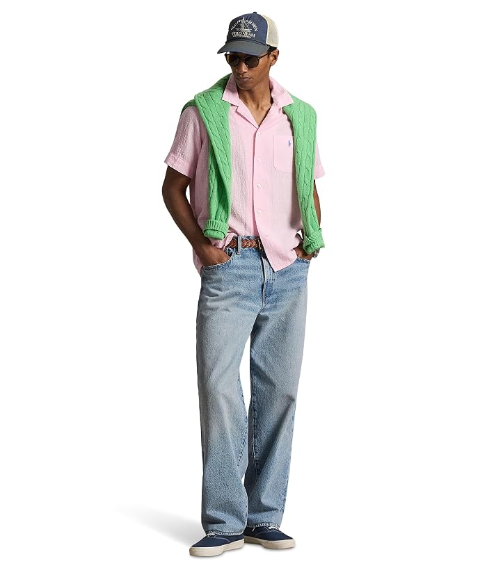 Polo Ralph Lauren Classic Fit Linen-Blend Seersucker Shirt - Image 2
