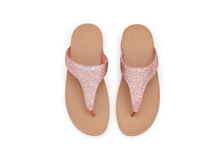 FitFlop Lulu Crystal-mix Metallic Toe-post Sandals - Image 2