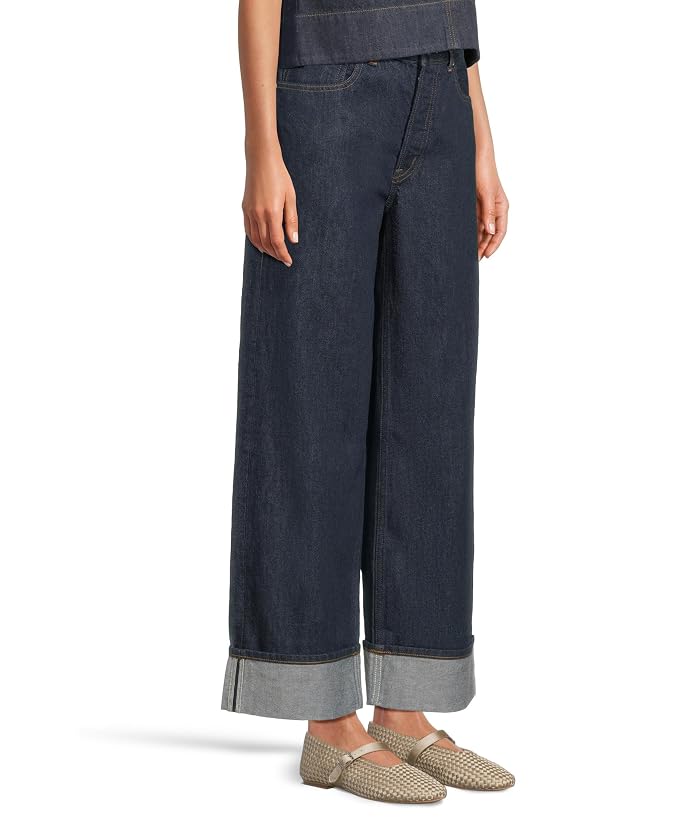 Madewell Low Slung Baggy Rinse With Cuff In Rinse Wash - Image 2