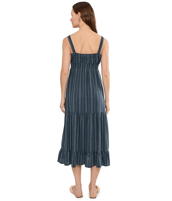 Toad&Co Taj Hemp Tiered Midi Sleeveless Dress - Image 4