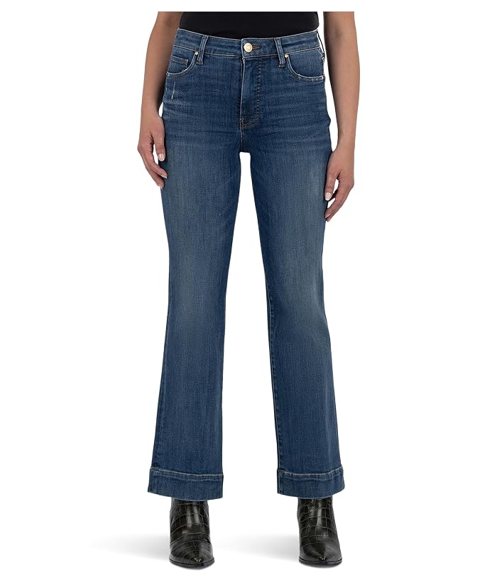 KUT from the Kloth Kelsey High Rise Fab Ab Ankle Flare With Wide Hem - Image 4