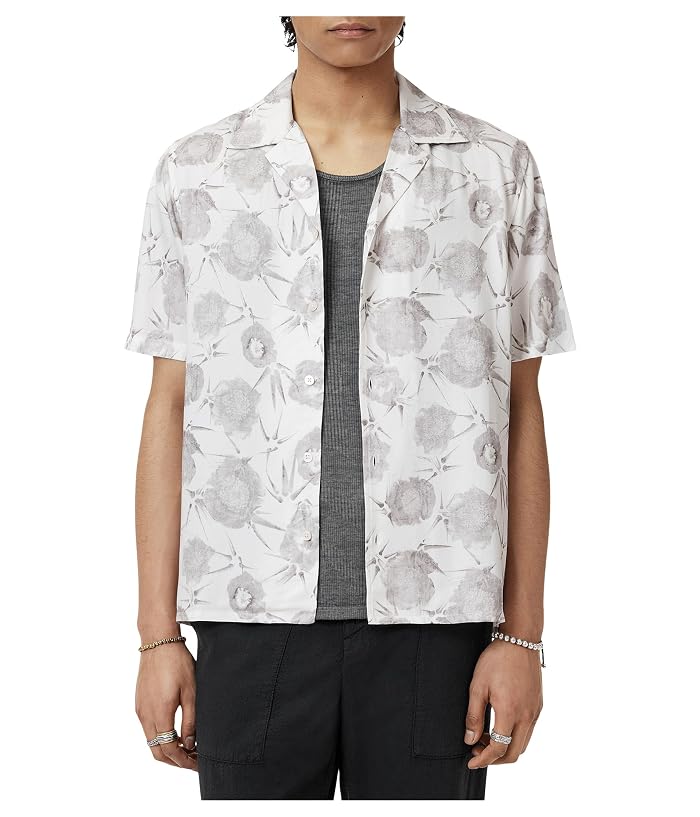 John Varvatos Dan Camp Collar Shirt In Thorn Print W792F25