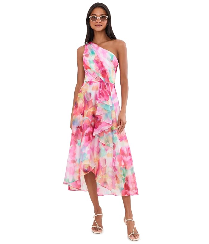 Adrianna Papell Printed High-Low Dress - Image 2