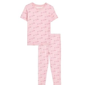 Kickee Pants Kids Print Short Sleeve Pajama Set (Little Kid/Big Kid)