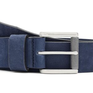 Johnston & Murphy Nubuck Roller Buckle Belt