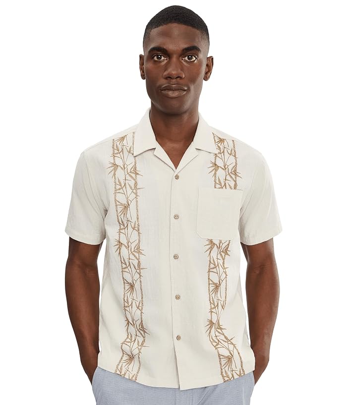 Hurley Sano Camp Embroidered Short Sleeve