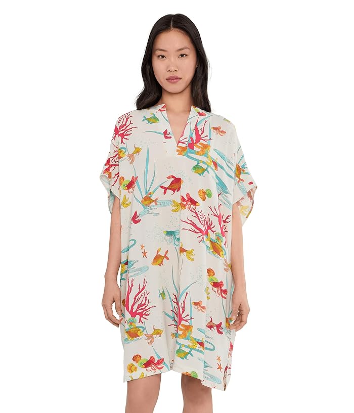 N by Natori Ocean's Embrace Printed Challis Sleepshirt