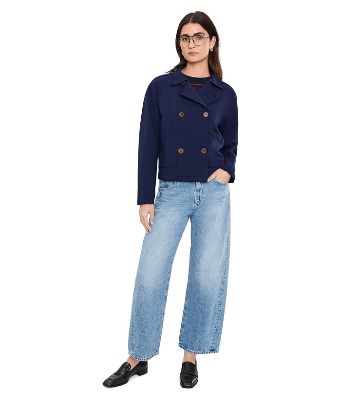 Mod-o-doc Long Sleeve Double Breasted Crop Jacket - Image 2