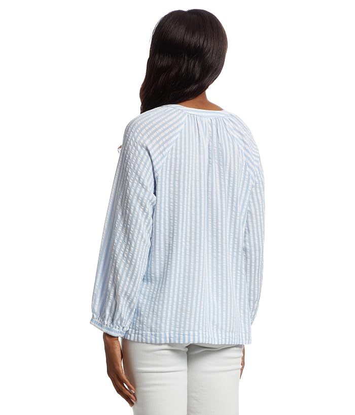 L.L.Bean Seersucker Split-Neck Shirt - Image 3