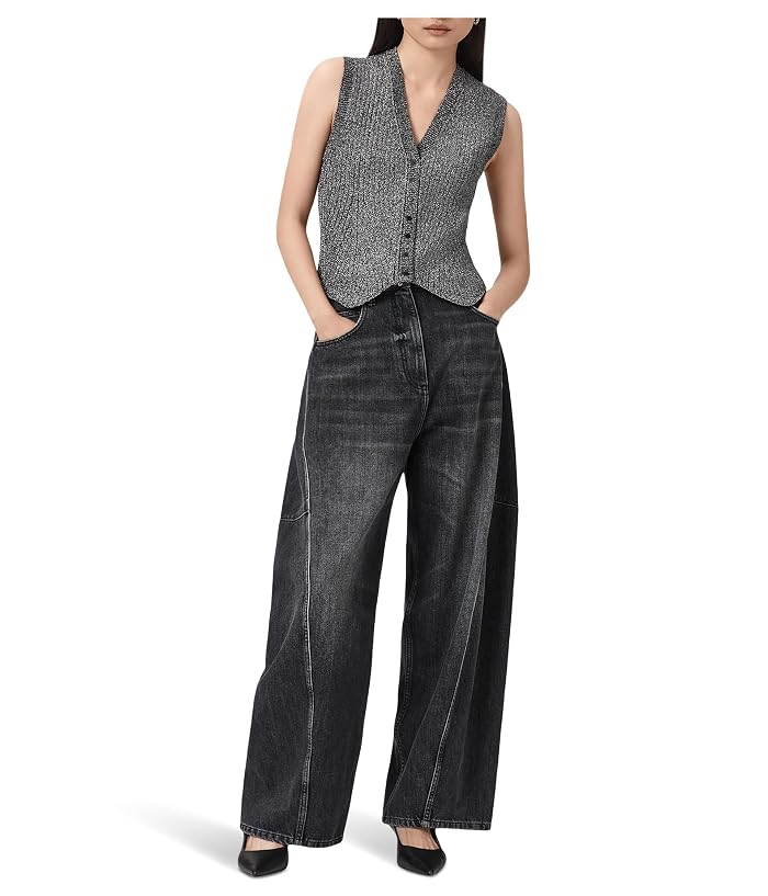 AllSaints Cruz Shine Waistcoat - Image 4