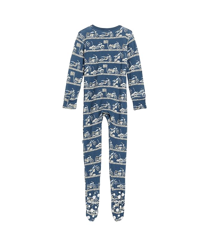 Kickee Pants Kids Print Footie with 2 Way Zipper (Infant) - Image 2