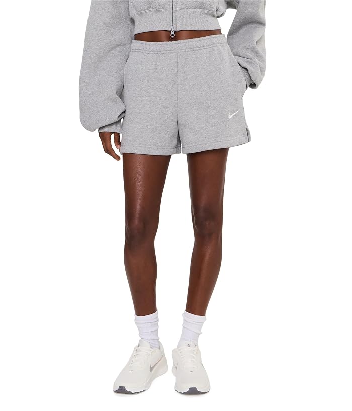 Nike Studio Fleece Mid-Rise 4" Shorts