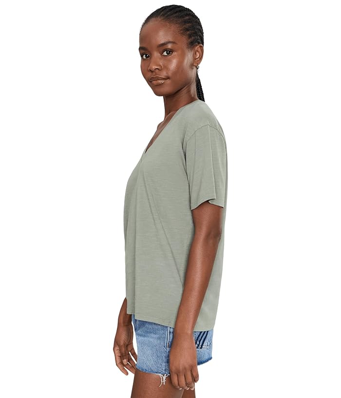 Splendid Louisa Boyfriend V-Neck Short Sleeve Tee - Image 3