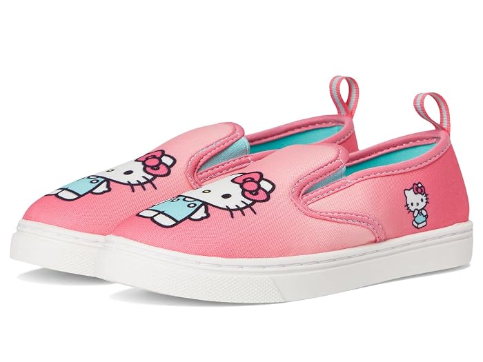 Josmo Hello Kitty Canvas Slip On Sneakers (Little Kid/Big Kid)