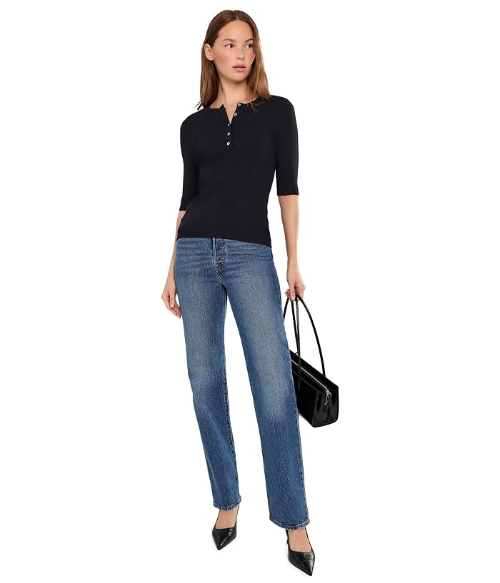 Sanctuary Ribbed Henley Tee - Image 2
