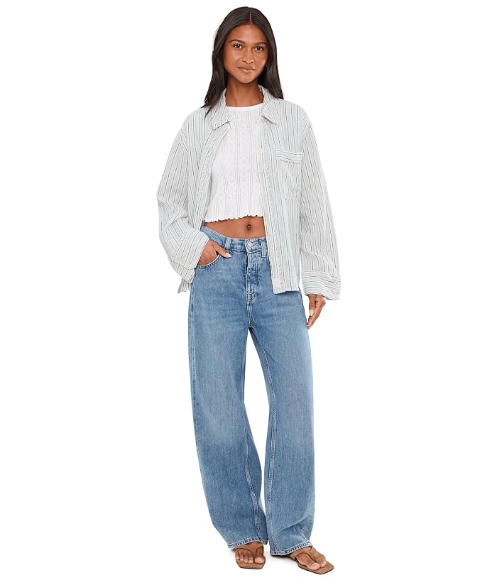Free People Striped Linen Laurel - Image 2