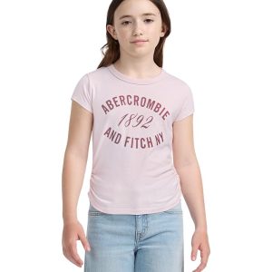 abercrombie kids ANF 1892 Ruched Tee (Big Kid)