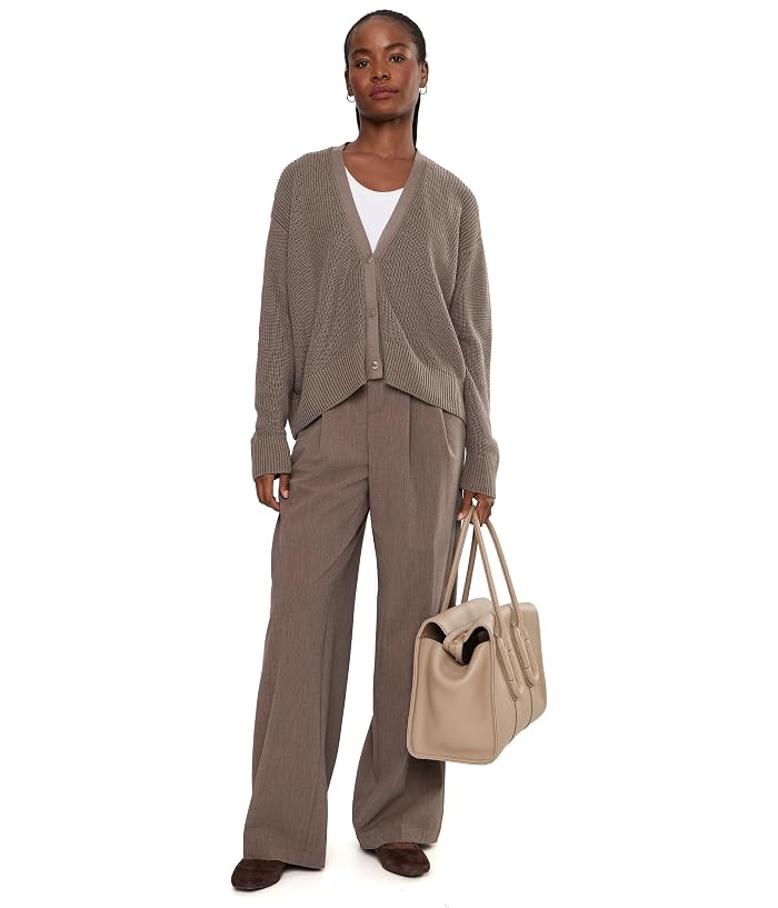 Eileen Fisher Peruvian Cotton Blend V-neck Cardigan - Image 2