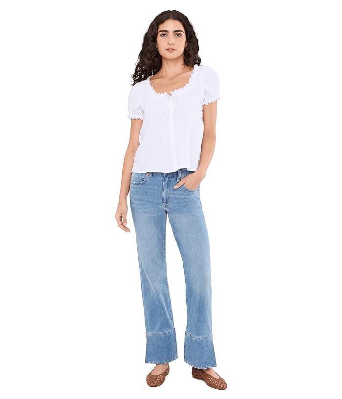 Liverpool Los Angeles 30" Mid-Rise Kennedy Straight Jeans with Cuff and Slit - Image 2
