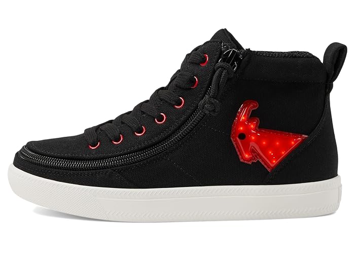 BILLY Footwear Kids Kid's Black/Red Light Ups BILLY Classic D|R High (Little Kid/Big Kid) - Image 4